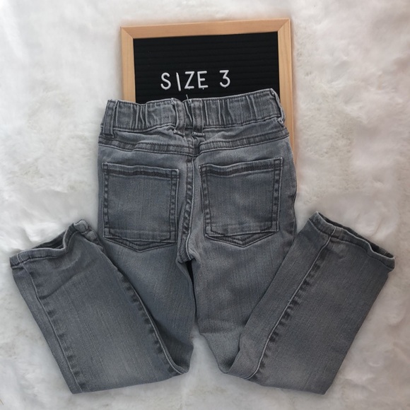 Gymboree girls grey skinny jeans size 3 - Picture 3 of 3